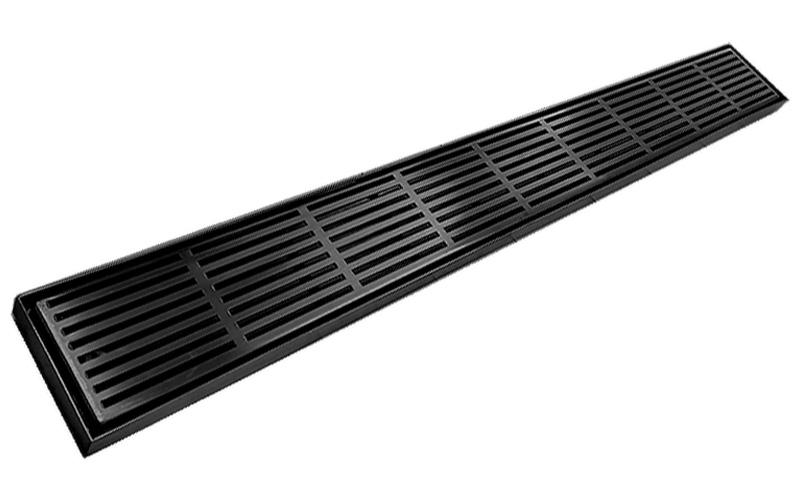 Viva Reversible Universal Floor Grate Shower Drain - Matte Black